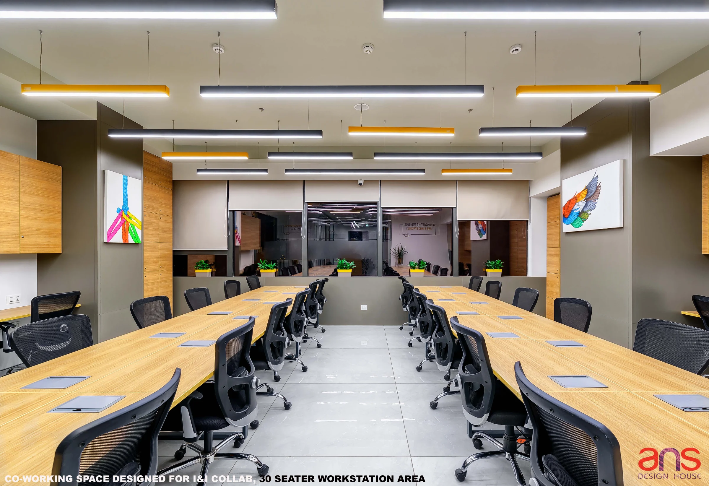 I & I Collab corporate office, Thane: open workspace