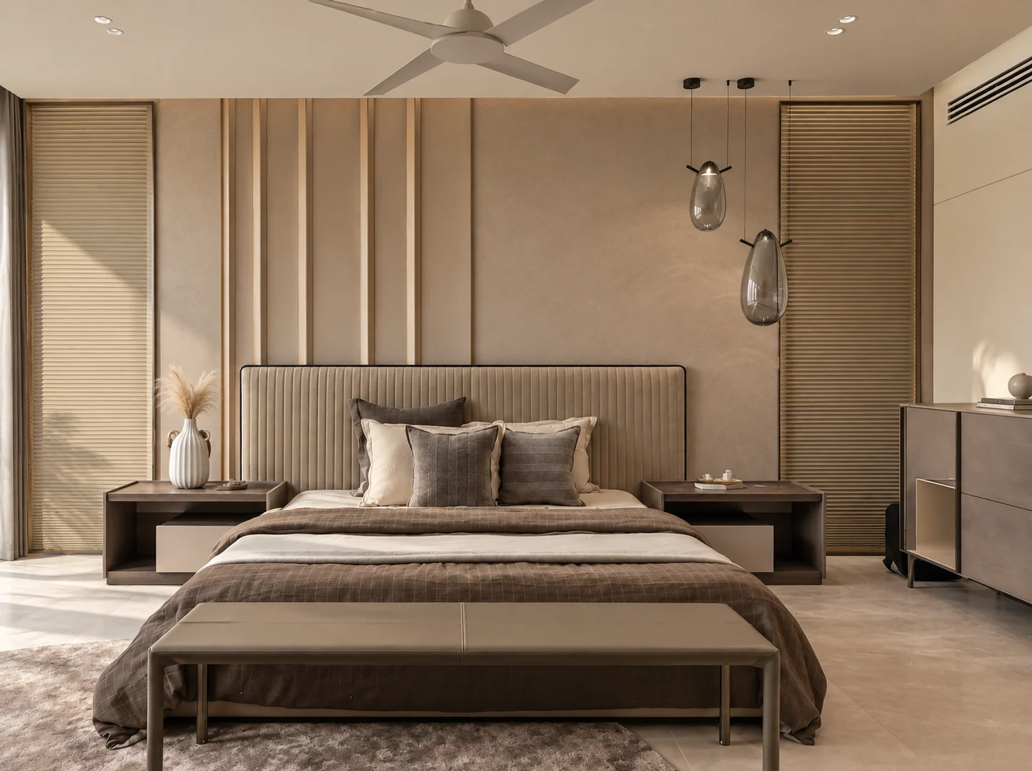 Luxury villa, Jaipur: guest bedroom