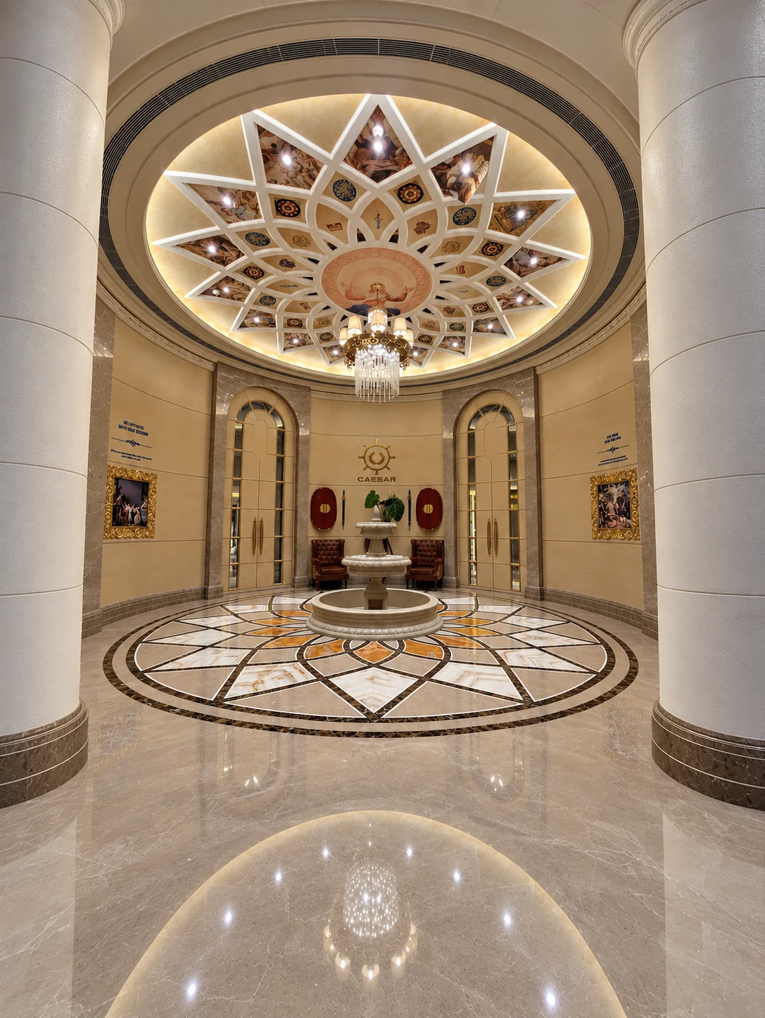 Paradise Group lobby, Navi Mumbai: rotunda