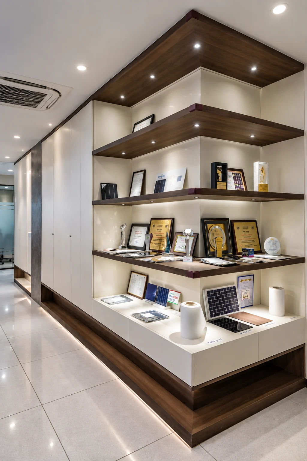 RenewSys corporate office, BKC: display wall