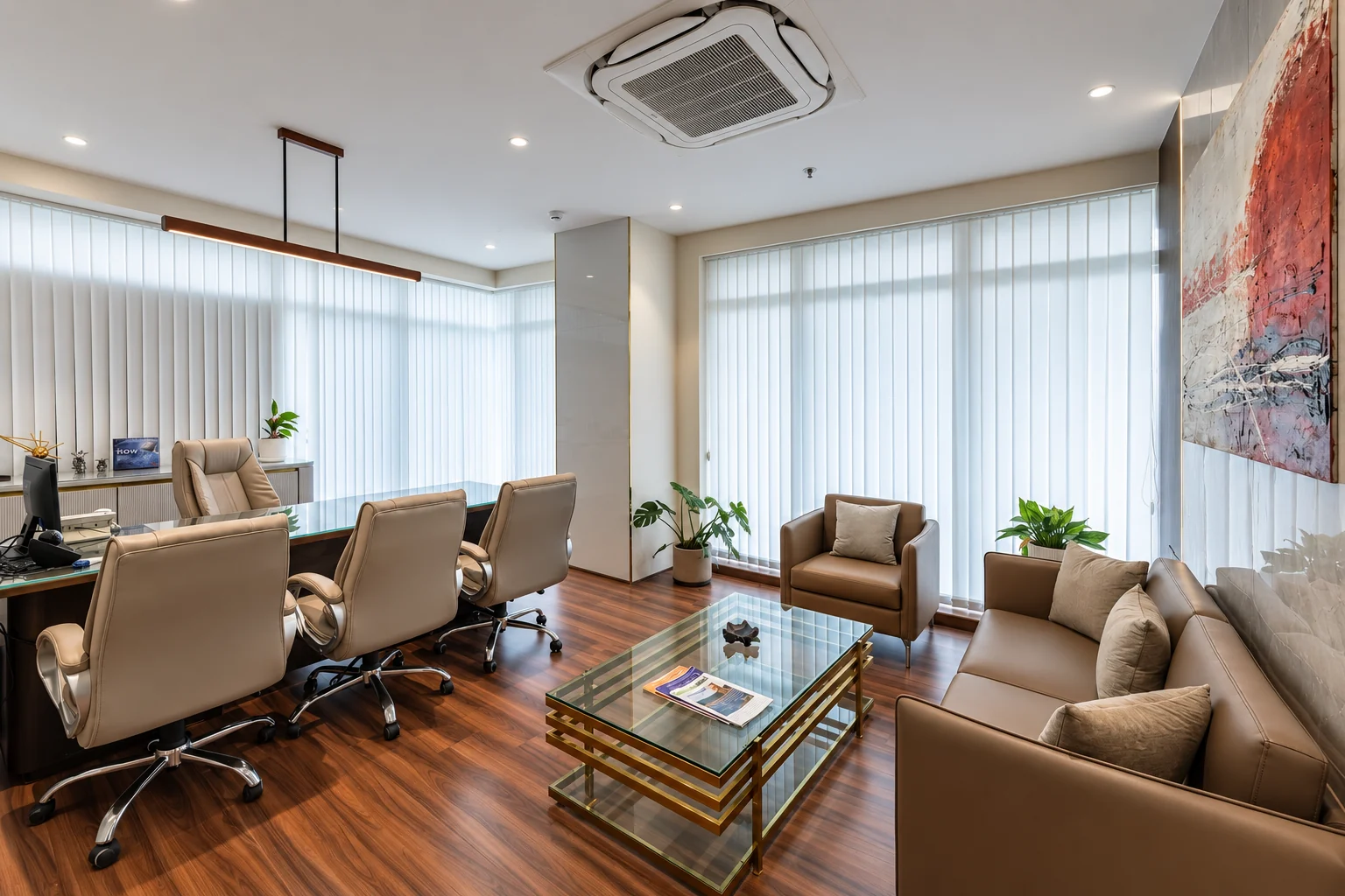 RenewSys corporate office, BKC: director’s cabin and lounge