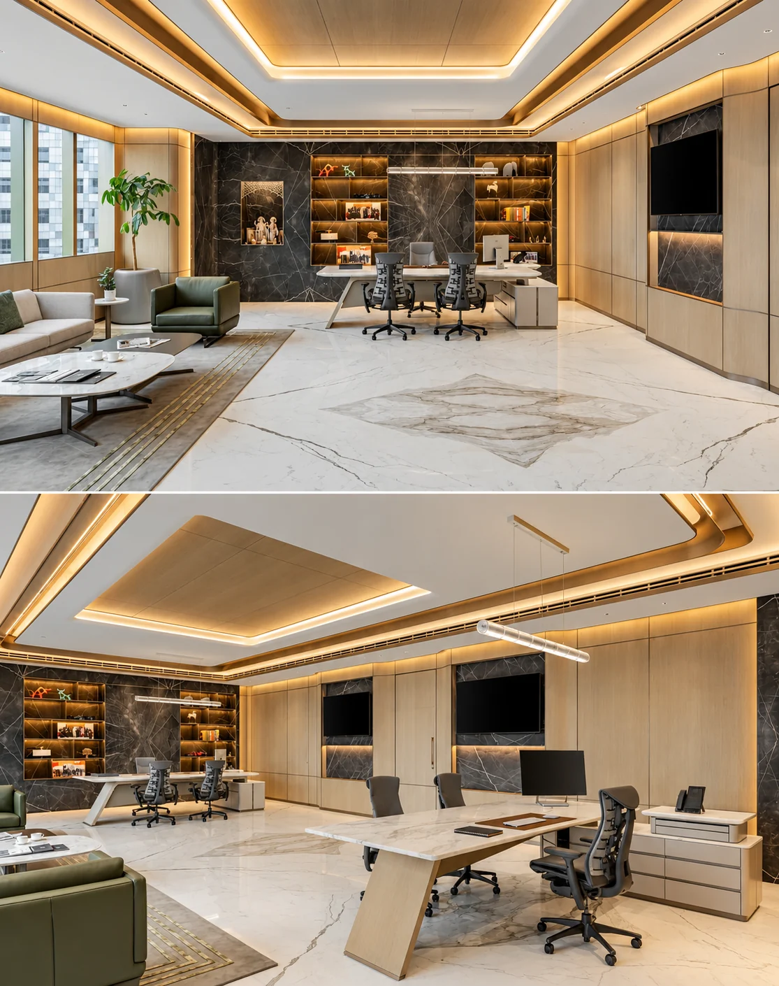 Shree Exports office, Ahmedabad: director’s cabins