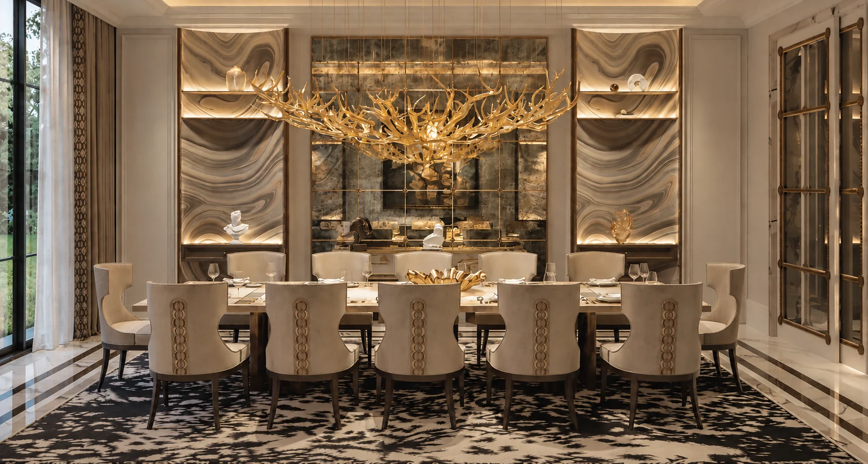 Viraj Residency, Delhi: dining room