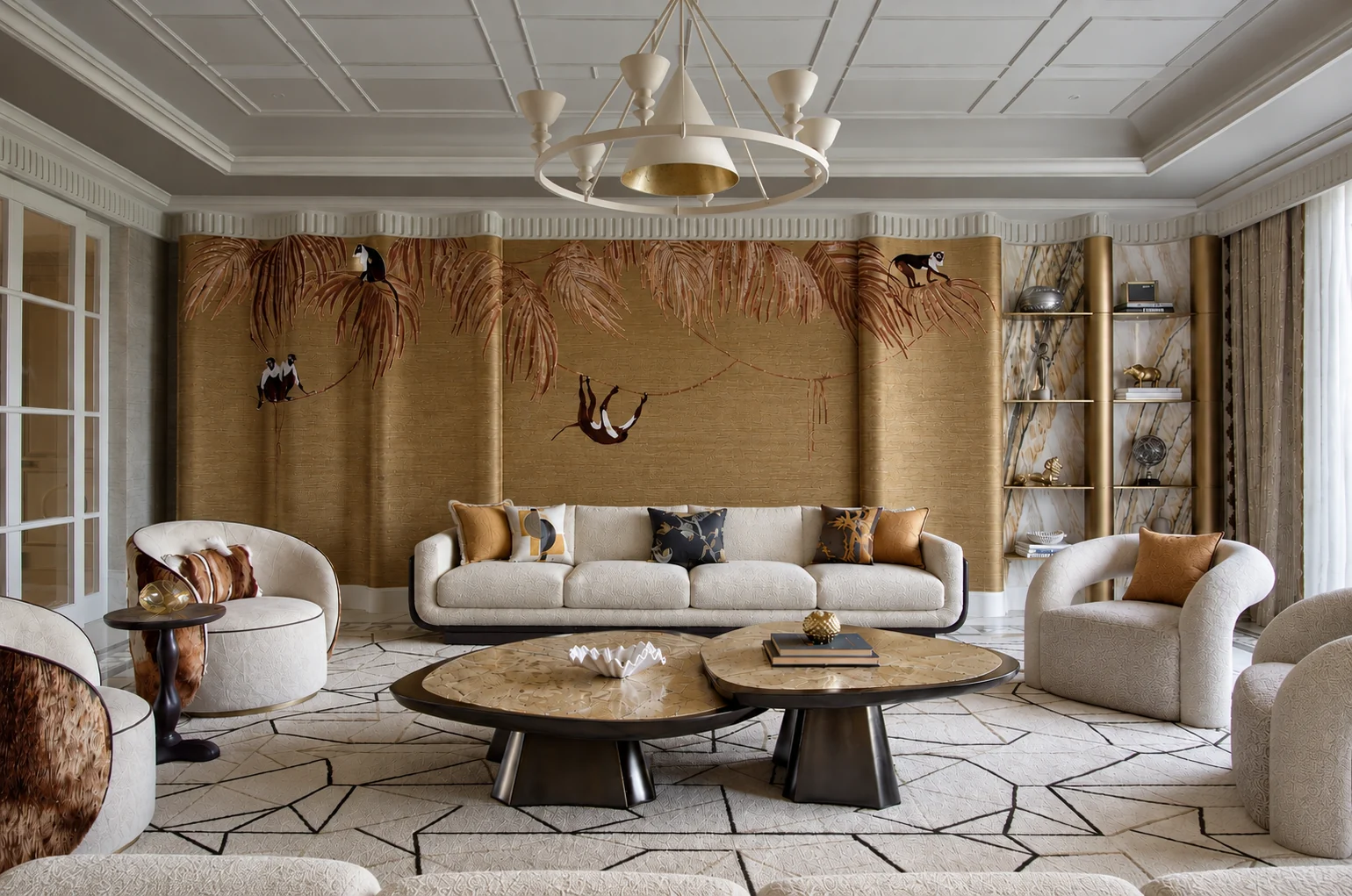 Viraj Residency, Delhi: family living room