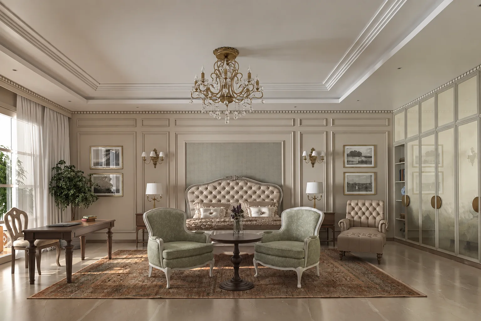 Viraj Residency, Delhi: formal sitting room