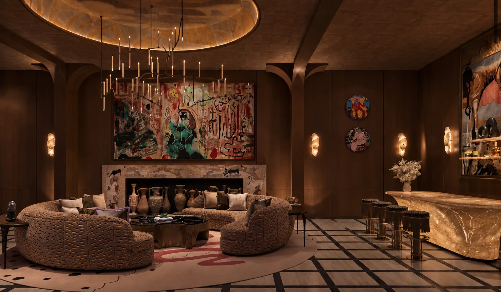 Viraj Residency, Delhi: lounge